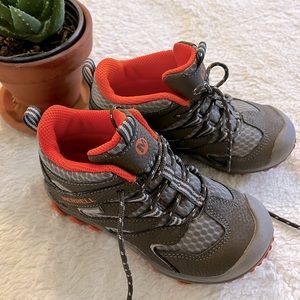 Kids Merrell Chameleon 7 Mid Waterproof Hiking Boots